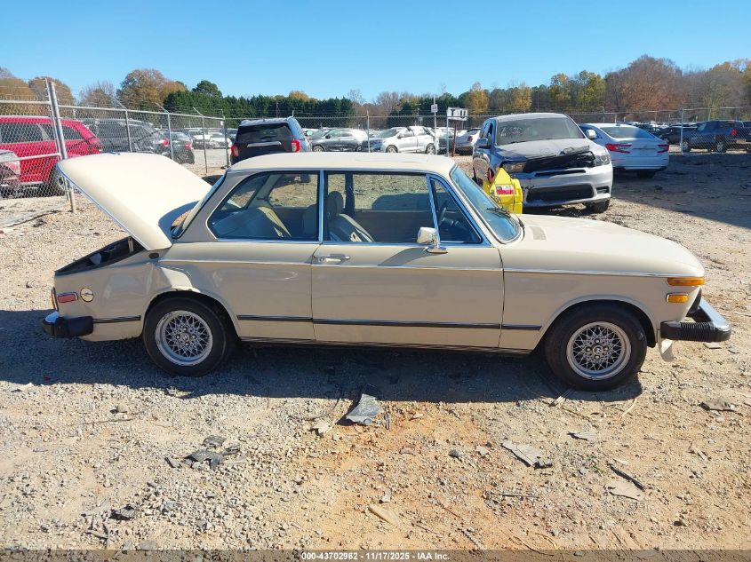 1975 BMW 2 Series VIN: 00000000002381673 Lot: 43702962
