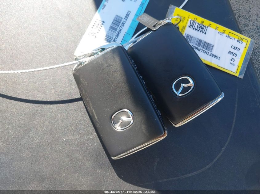 2025 Mazda Cx-50 Hybrid Preferred Package VIN: 7MMVAABW7SN139901 Lot: 43702977
