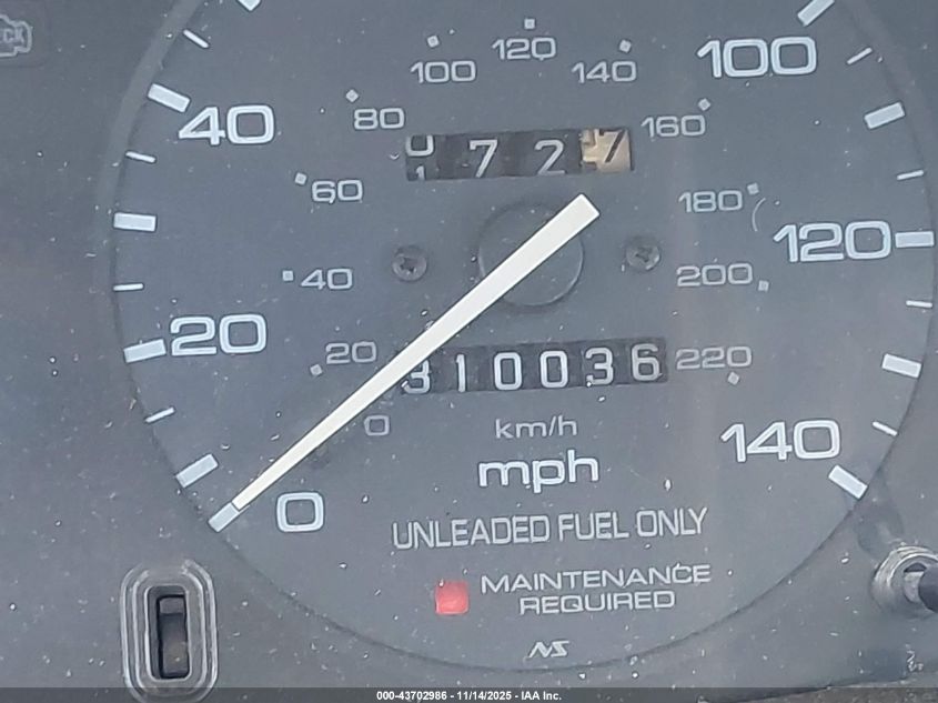 1997 Honda Accord Ex VIN: 1HGCD5550VA030881 Lot: 43702986