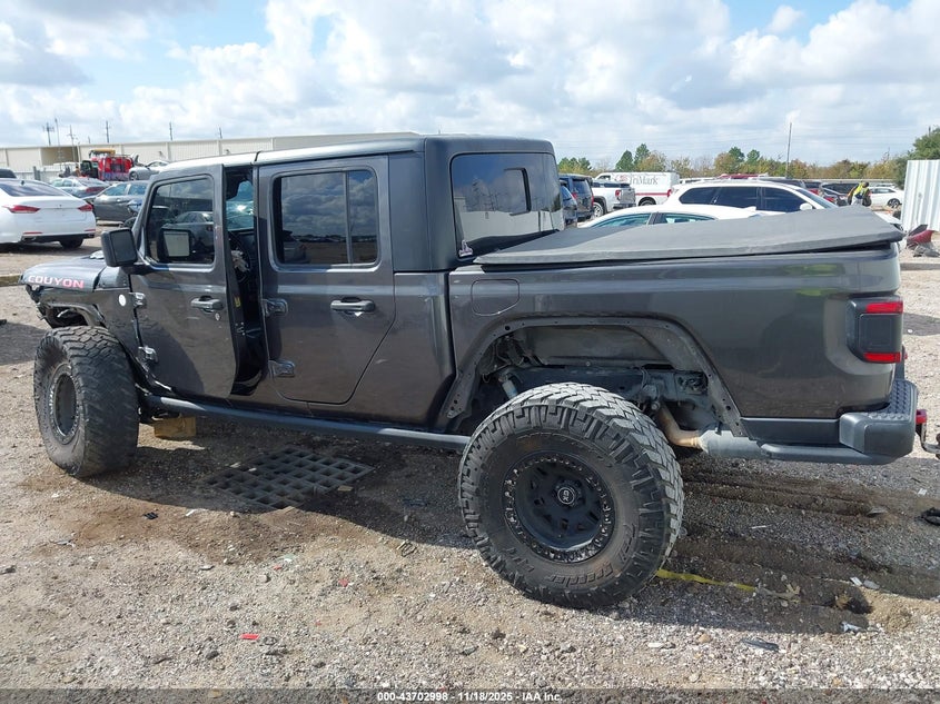 2020 Jeep Gladiator Rubicon 4X4 VIN: 1C6JJTBG4LL142505 Lot: 43702998