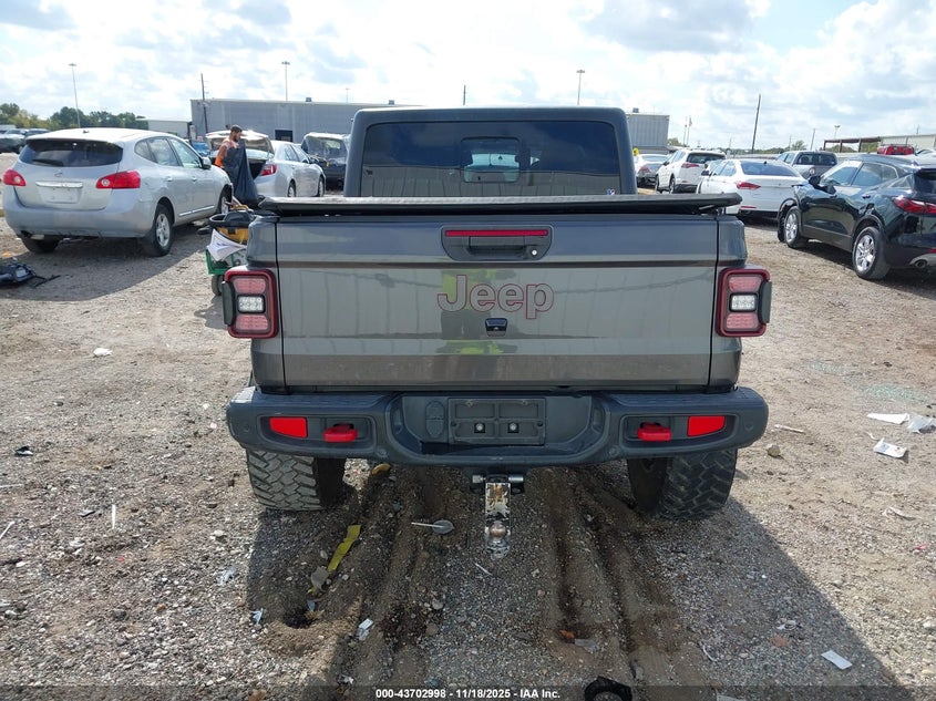 2020 Jeep Gladiator Rubicon 4X4 VIN: 1C6JJTBG4LL142505 Lot: 43702998