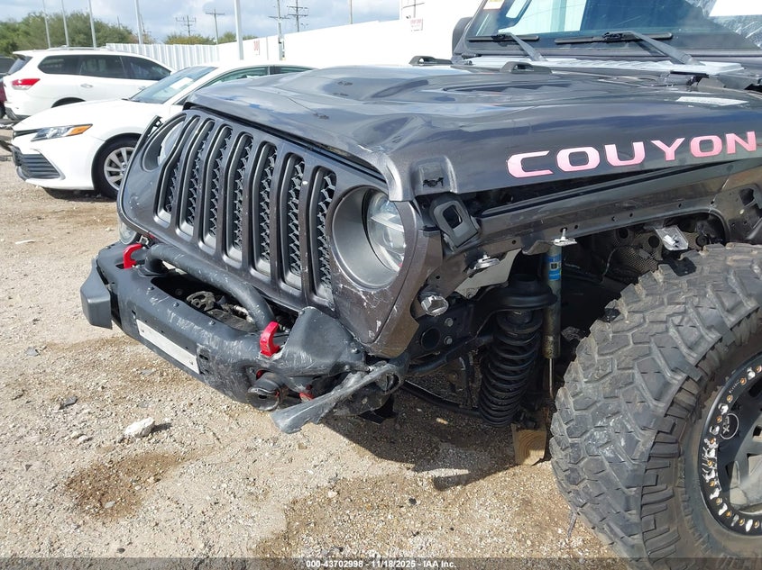 2020 Jeep Gladiator Rubicon 4X4 VIN: 1C6JJTBG4LL142505 Lot: 43702998