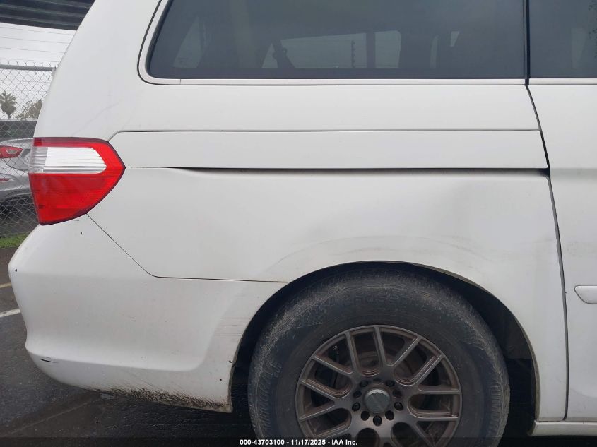 2007 Honda Odyssey Touring VIN: 5FNRL38837B059971 Lot: 43703100