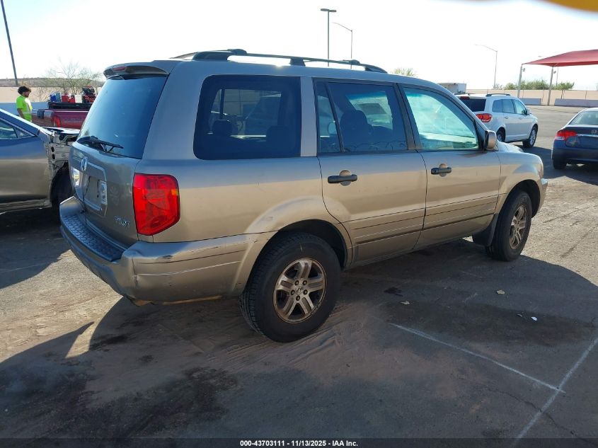 2003 Honda Pilot Ex-L VIN: 2HKYF18543H584594 Lot: 43703111