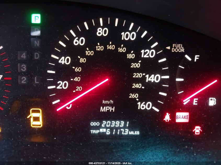 2002 Lexus Ls 430 VIN: JTHBN30F120058734 Lot: 43703121