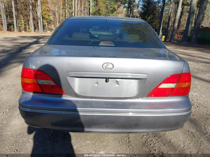 2002 Lexus Ls 430 VIN: JTHBN30F120058734 Lot: 43703121