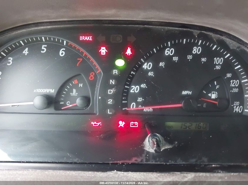 2003 Toyota Camry Le VIN: 4T1BE32K43U158134 Lot: 43703130