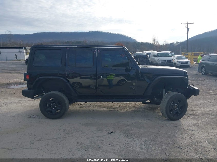 2022 Jeep Wrangler Unlimited Sport 4X4 VIN: 1C4HJXDG2NW116921 Lot: 43703143