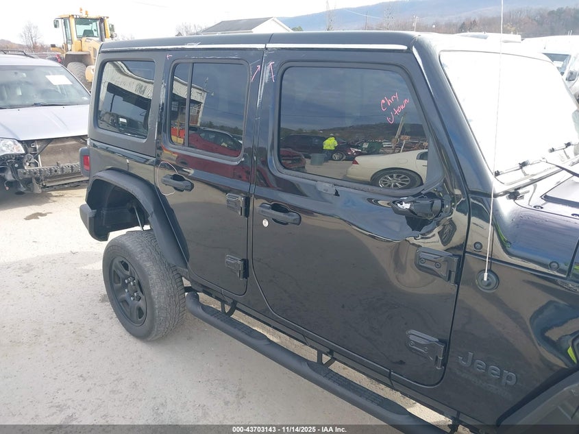 2022 Jeep Wrangler Unlimited Sport 4X4 VIN: 1C4HJXDG2NW116921 Lot: 43703143