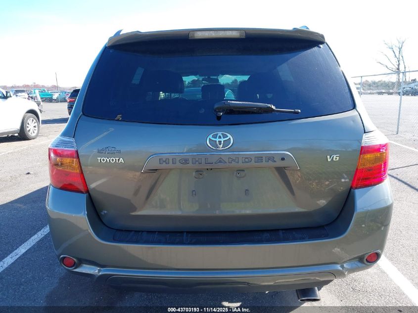 2008 Toyota Highlander Sport VIN: JTEDS43AX82052173 Lot: 43703193