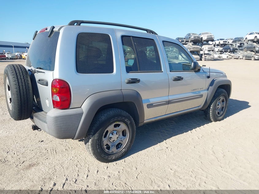 1J4GL48K63W597850 2003 JEEP LIBERTY (NORTH AMERICA) photo no. 4