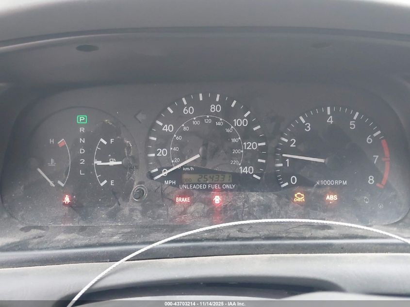 1999 Toyota Camry Le V6 VIN: JT2BF22K0X0191326 Lot: 43703214