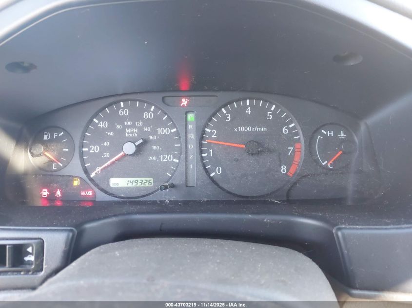 2002 Infiniti G20 Luxury VIN: JNKCP11A92T507646 Lot: 43703219