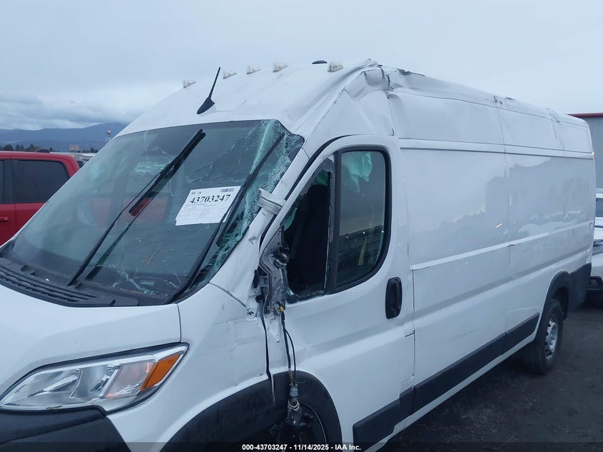 2023 Ram Promaster 3500 Cargo Van High Roof 159 Wb Ext VIN: 3C6MRVJG0PE571061 Lot: 43703247