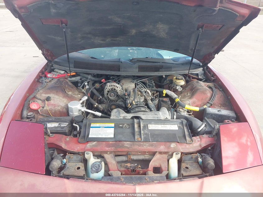 1997 Pontiac Firebird VIN: 2G2FS22K6V2216461 Lot: 43703284