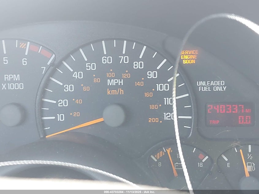 1997 Pontiac Firebird VIN: 2G2FS22K6V2216461 Lot: 43703284