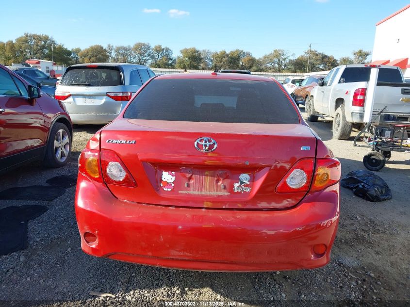 2009 Toyota Corolla Le VIN: JTDBL40E49J009276 Lot: 43703303