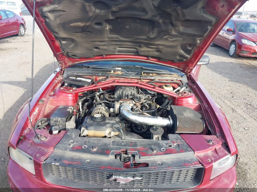 2007 Ford Mustang V6 Deluxe/V6 Premium VIN: 1ZVFT80N875333293 Lot: 43703309