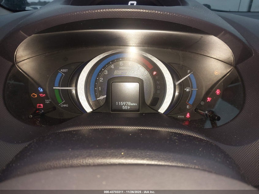 2010 Honda Insight Ex VIN: JHMZE2H7XAS012585 Lot: 43703311