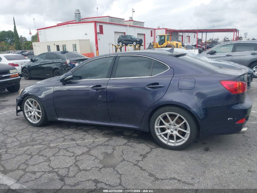 2009 Lexus Is 250 4D 2Wd VIN: JTJBK262195090376 Lot: 43703350