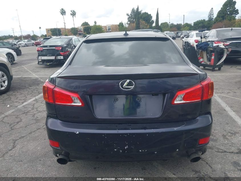 2009 Lexus Is 250 4D 2Wd VIN: JTJBK262195090376 Lot: 43703350