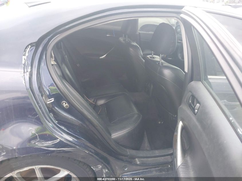 2009 Lexus Is 250 4D 2Wd VIN: JTJBK262195090376 Lot: 43703350