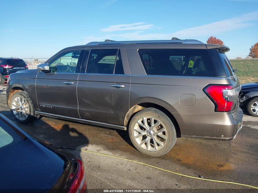 2018 Ford Expedition Max Platinum VIN: 1FMJK1MT4JEA00723 Lot: 43703388