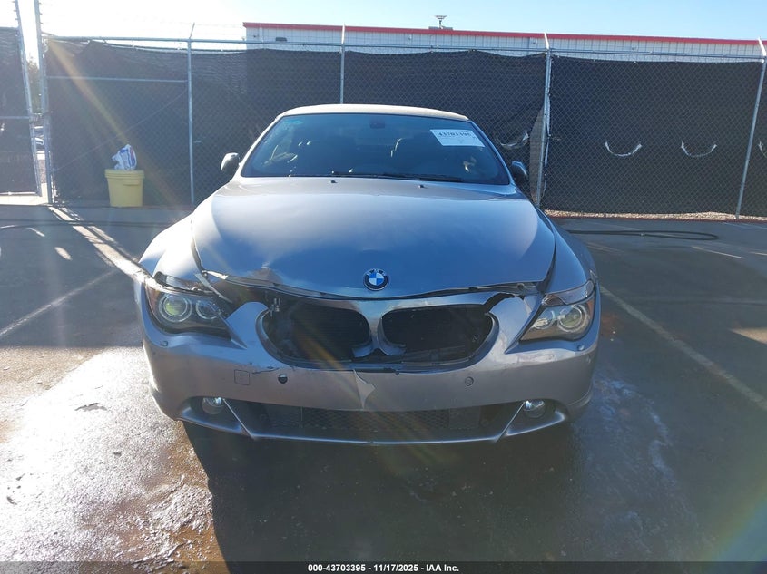 2006 BMW 650I VIN: WBAEK13496CN76324 Lot: 43703395