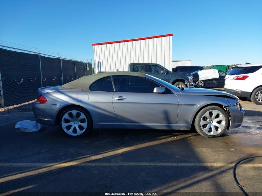 2006 BMW 650I VIN: WBAEK13496CN76324 Lot: 43703395