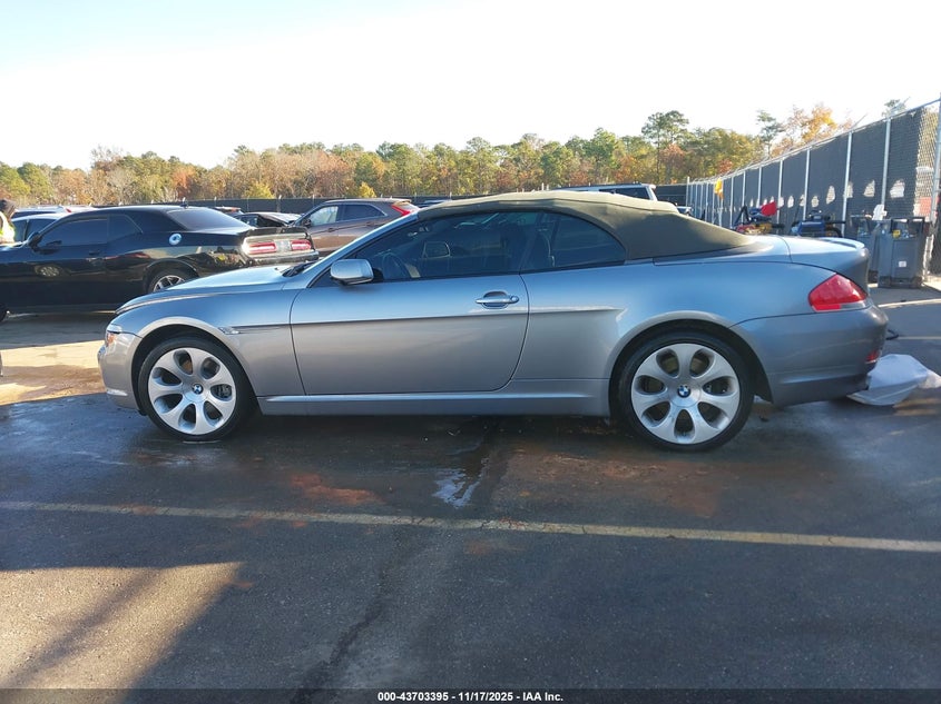 2006 BMW 650I VIN: WBAEK13496CN76324 Lot: 43703395