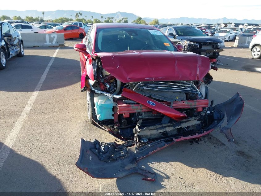 2014 Ford Fusion Hybrid Titanium VIN: 3FA6P0RU0ER129641 Lot: 43703423