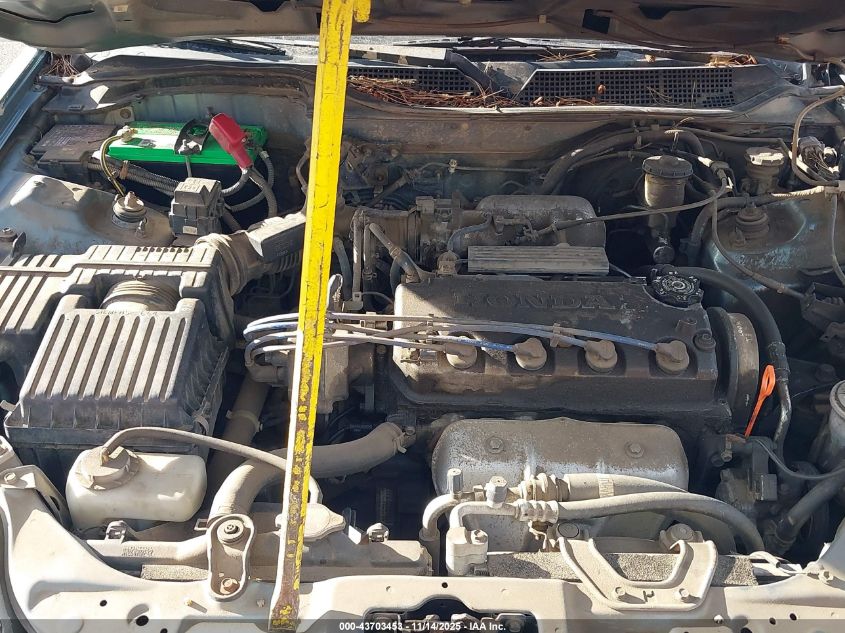 1999 Honda Civic Ex VIN: 1HGEJ854XXL008596 Lot: 43703453