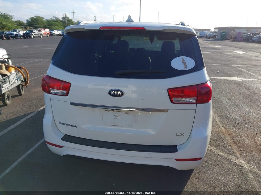 2016 Kia Sedona Lx VIN: KNDMB5C17G6203536 Lot: 43703465