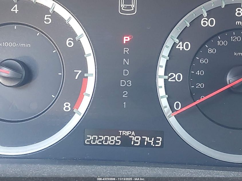 2009 Honda Accord 2.4 Ex-L VIN: 1HGCP268X9A035526 Lot: 43703506