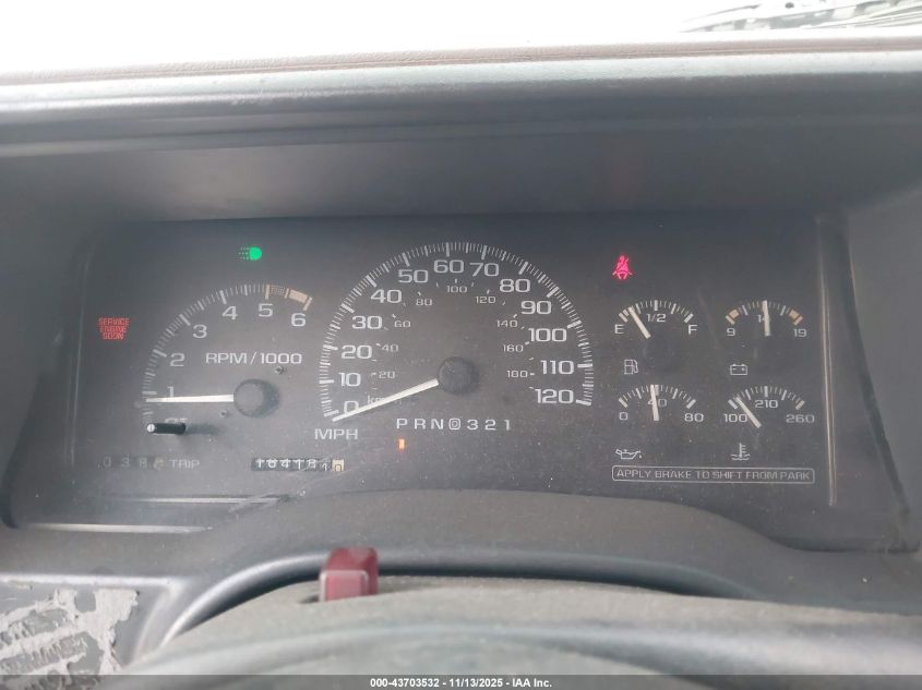 2000 Chevrolet Tahoe Limited VIN: 1GNEC13R9YR229966 Lot: 43703532