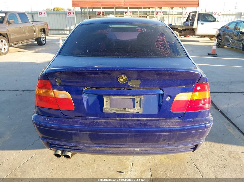 2002 BMW 330I VIN: WBAEV534X2KM19397 Lot: 43703543