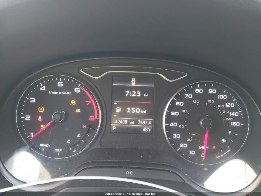 2016 Audi A3 1.8T Premium VIN: WAUA7GFF2G1031658 Lot: 43703613