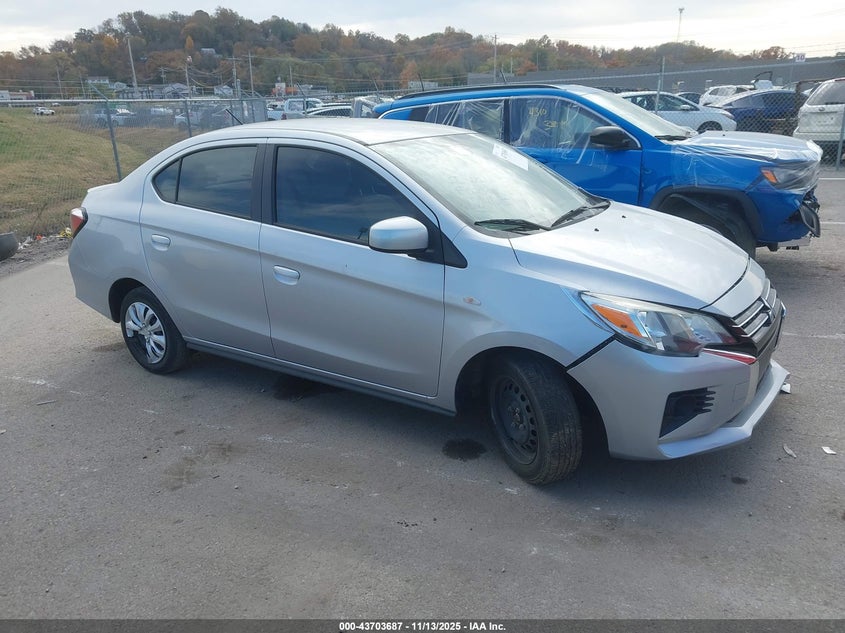 2022 Mitsubishi Mirage G4 Es VIN: ML32FUFJ1NHF02500 Lot: 43703687