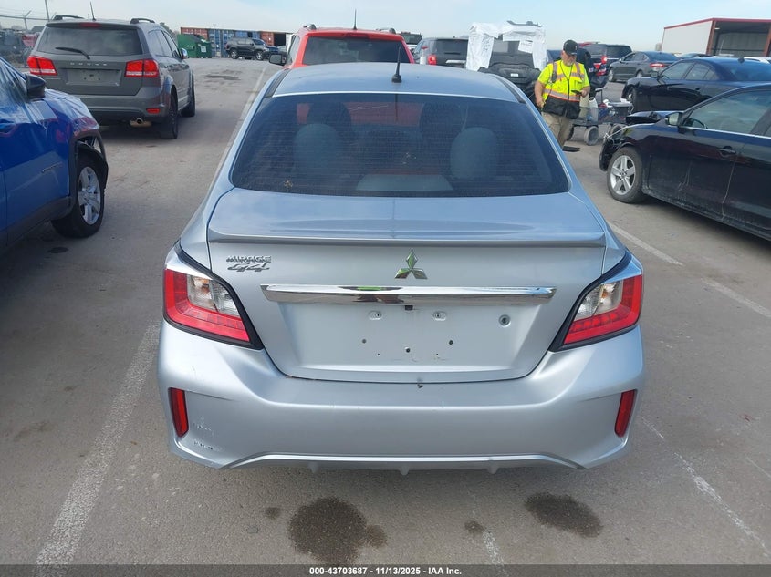 2022 Mitsubishi Mirage G4 Es VIN: ML32FUFJ1NHF02500 Lot: 43703687