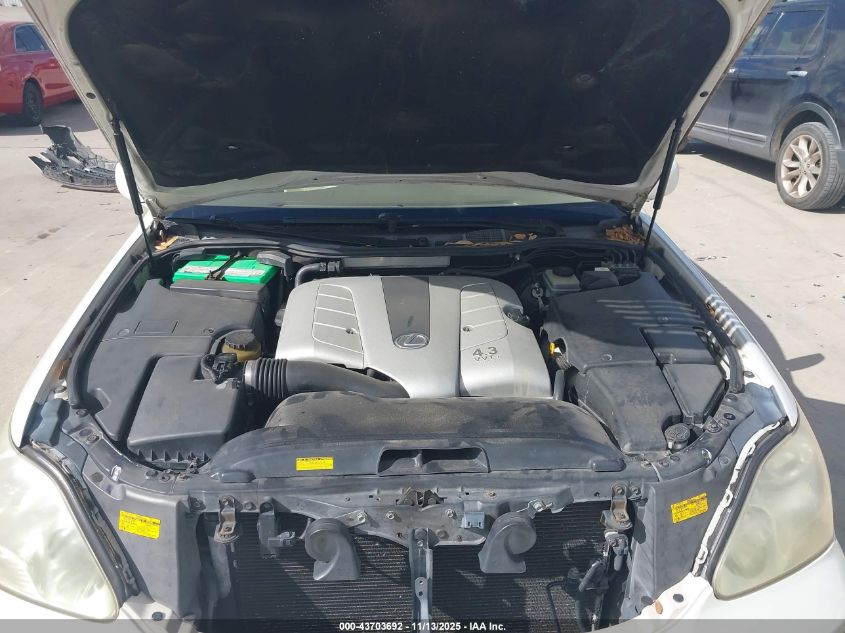 2004 Lexus Ls 430 VIN: JTHBN36F040157362 Lot: 43703692