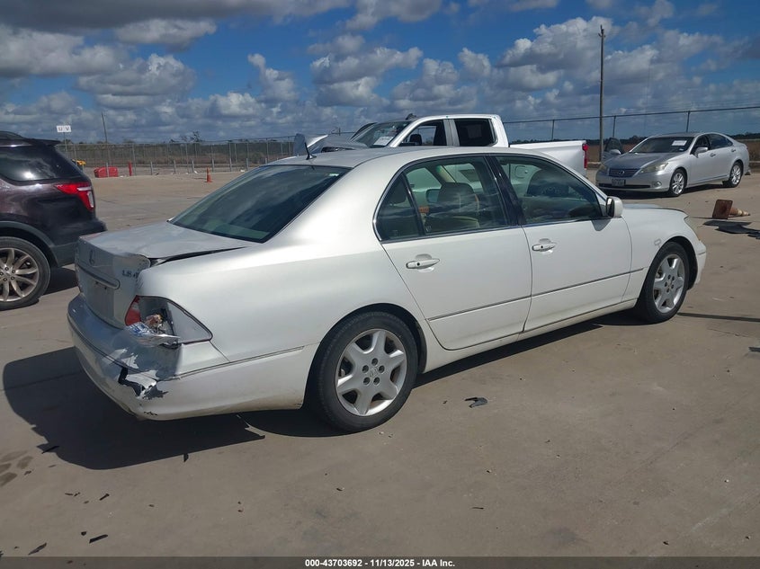 JTHBN36F040157362 2004 LEXUS LS photo no. 4