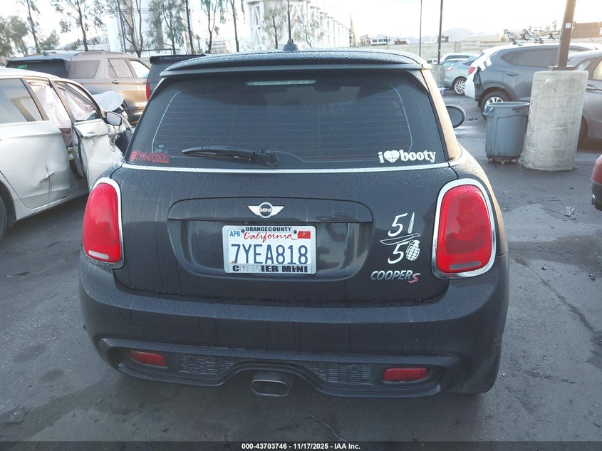 2017 Mini Hardtop Cooper S VIN: WMWXP7C5XH2C61386 Lot: 43703746