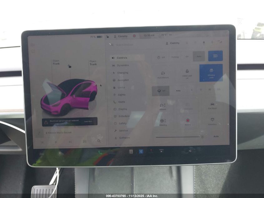 2023 Tesla Model Y Awd/Long Range Dual Motor All-Wheel Drive VIN: 7SAYGDEE1PA109217 Lot: 43703765