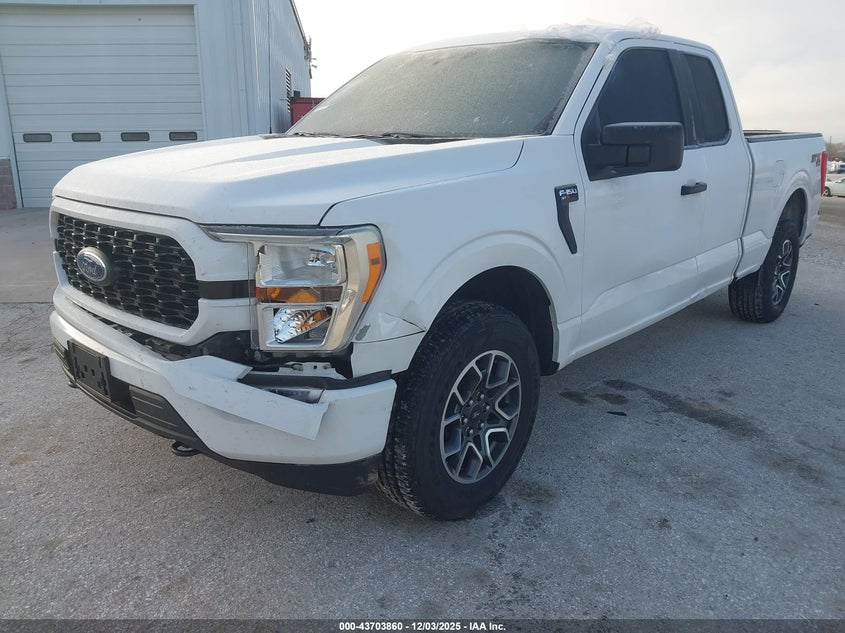 VIN 1FTEX1EP9MKD23793 2021 FORD F-150 XL