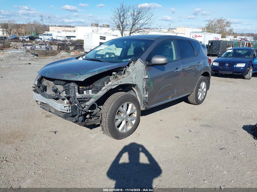 2012 Nissan Murano S VIN: JN8AZ1MW0CW238760 Lot: 43703916