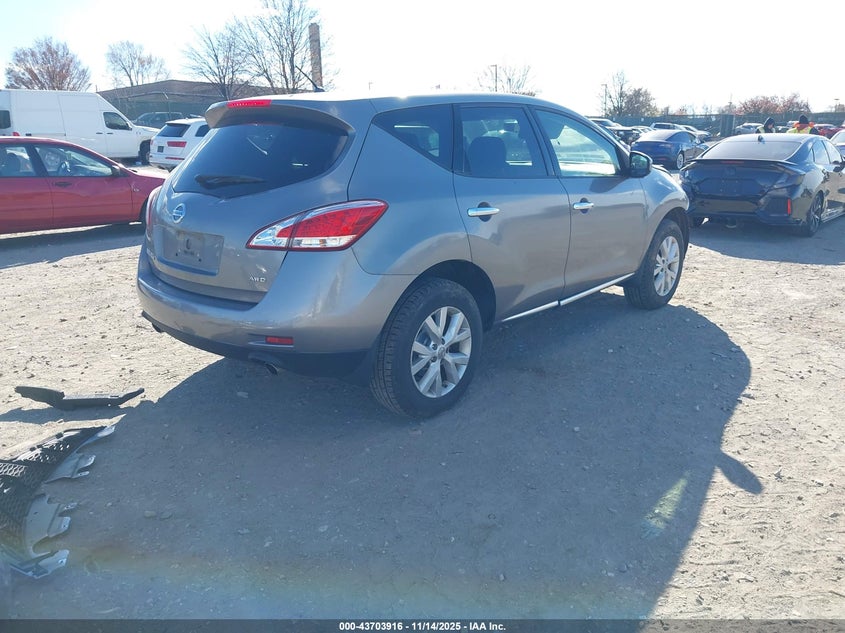 2012 Nissan Murano S VIN: JN8AZ1MW0CW238760 Lot: 43703916