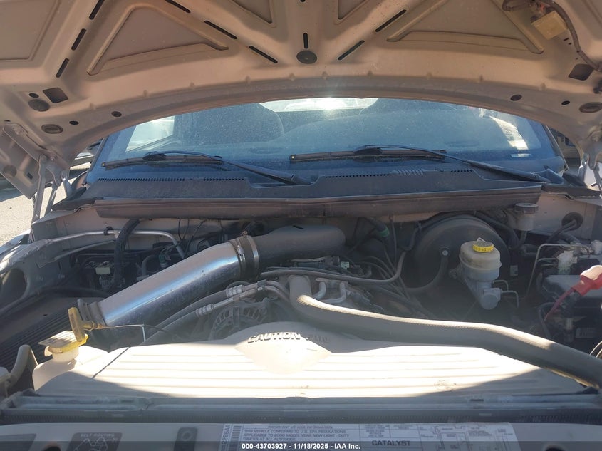 2000 Dodge Ram 1500 St VIN: 3B7HF12Y5YG102721 Lot: 43703927