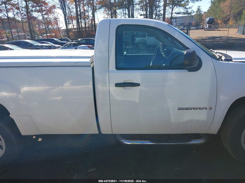 2009 GMC Sierra 1500 Work Truck VIN: 1GTEC14X69Z202120 Lot: 43703931