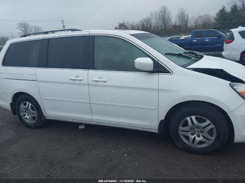 2005 Honda Odyssey Ex-L VIN: 5FNRL38655B411556 Lot: 43704042