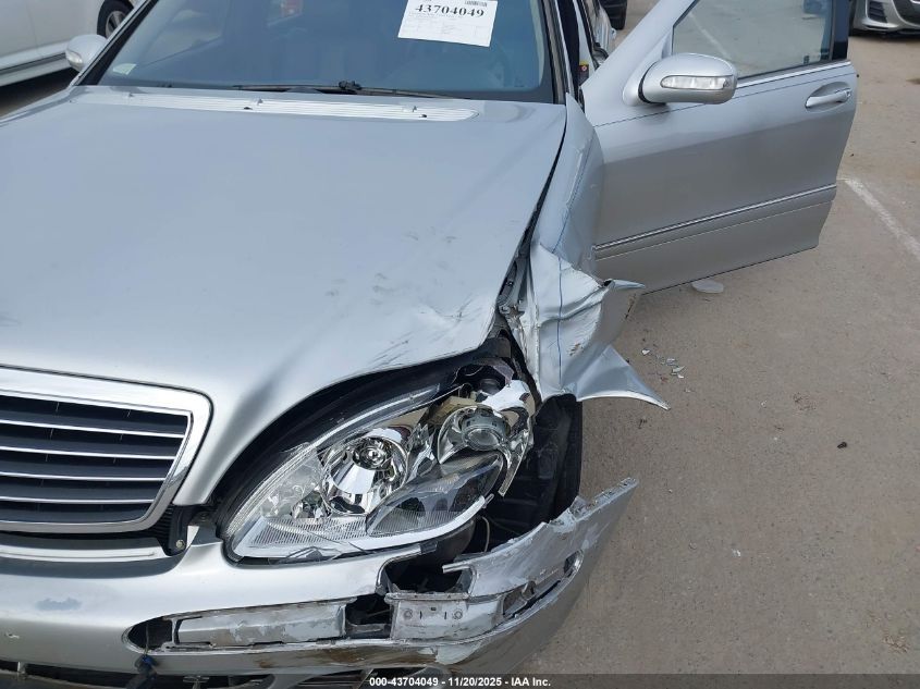 2004 Mercedes-Benz S 430 4Matic VIN: WDBNG83J74A396902 Lot: 43704049